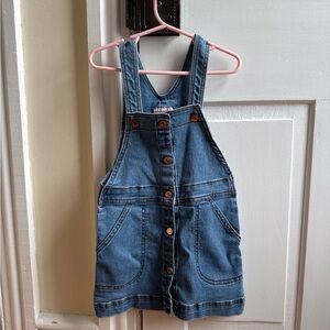BCBG Denim Overalls Dress